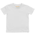 Weiß - Front - Larkwood Baby T-Shirt mit Rundausschnitt