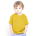 Sonnenblumengelb - Back - Larkwood Baby T-Shirt mit Rundausschnitt