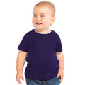 Violett - Back - Larkwood Baby T-Shirt mit Rundausschnitt