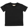 Schwarz - Front - Larkwood Baby T-Shirt mit Rundausschnitt