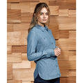 Indigo-Jeansblau - Back - Premier - "Organic Fairtrade Certified" Formelles Hemd für Damen
