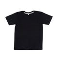 Schwarz-Grau meliert - Front - Babybugz - "Supersoft" T-Shirt für Kinder