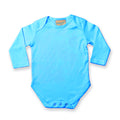 Blau - Front - Larkwood Baby Unisex Langarm Body