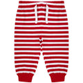 Rot-Weiß - Front - Larkwood - Loungehose für Kinder