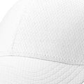 Weiß - Back - Callaway - Herren-Damen Unisex Kappe mit Wappen