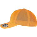 Neon-Orange - Side - Flexfit - Herren-Damen Unisex Kappe "Omnimesh", Netzmaterial