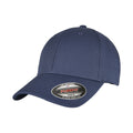 Dunkel-Marineblau - Front - Flexfit - Herren-Damen Unisex Baseball-Mütze "Alpha Shape"