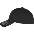 Schwarz - Side - Flexfit - Herren-Damen Unisex Baseball-Mütze "Alpha Shape"