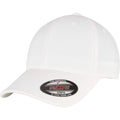 Weiß - Front - Flexfit - Herren-Damen Unisex Baseball-Mütze "Alpha Shape"