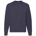 Dunkeles Marieblau - Front - Fruit of the Loom - "Classic 80-20" Sweatshirt für Herren