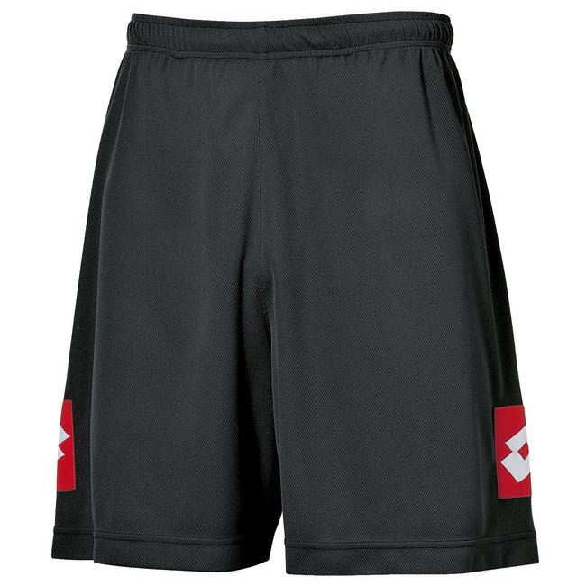 Schwarz - Front - Lotto Herren Fußball-Shorts