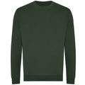 Flaschengrün - Front - Awdis - Sweatshirt, Baumwolle aus biologischem Anbau für Herren-Damen Unisex