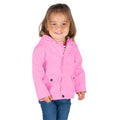 Pink - Front - Larkwood - Jacke, wasserfest für Kinder