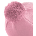Rosa-Grau - Side - Beechfield - "Original" Mütze Bommel für Kinder