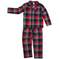 Rot-Marineblau - Front - SF Minni - Schlafanzug für Kinder