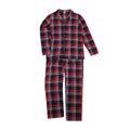 Rot-Marineblau - Front - SF - Schlafanzug für Herren