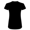 Schwarz - Back - TriDri - T-Shirt recyceltes Material für Damen - Aktiv