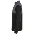 Schwarz-Metall-Grau - Lifestyle - Finden & Hales - Trainingsjacke mit kurzem Reißverschluss für Kinder