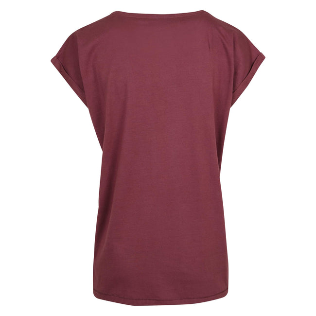 Kirsche - Back - Build Your Brand - T-Shirt Überschnittene Schulter für Damen