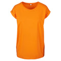 Paradies Orange - Front - Build Your Brand - T-Shirt Überschnittene Schulter für Damen