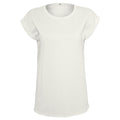 bereit zum Färben - Front - Build Your Brand - T-Shirt Überschnittene Schulter für Damen