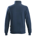 Marineblau - Back - Snickers - Sweatshirt mit halbem Reißverschluss für Herren