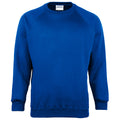 Königsblau - Front - Maddins Kinder Sweatshirt Coloursure, Rundhalsausschnitt