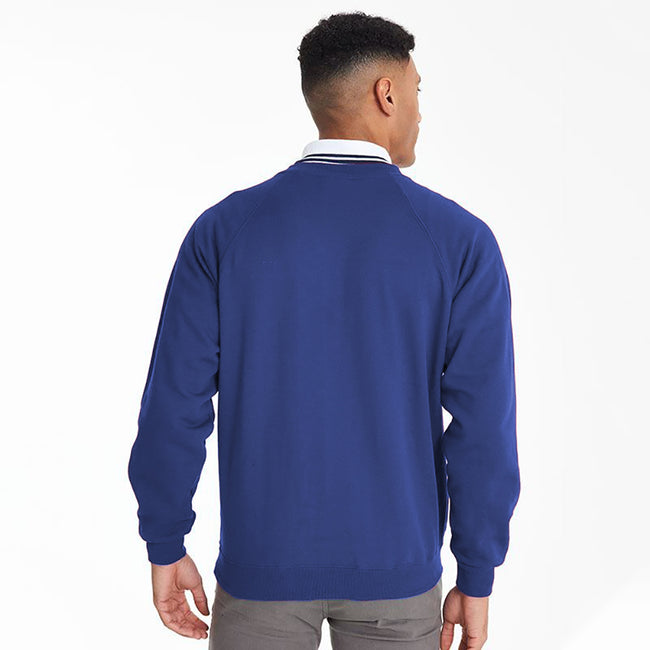 Königsblau - Side - Maddins Herren Sweatshirt - Pullover Coloursure, V-Ausschnitt