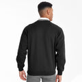 Schwarz - Side - Maddins Herren Sweatshirt - Pullover Coloursure, V-Ausschnitt