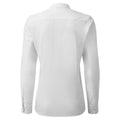 Weiß - Side - Premier - Formelles Hemd Opa-Kragen für Damen