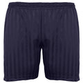 Marineblau - Front - Maddins Kinder Sport Shorts mit Streifen