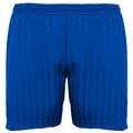 Royalblau - Front - Maddins Kinder Sport Shorts mit Streifen