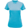 Türkis - Front - TriDri - T-Shirt recyceltes Material für Damen