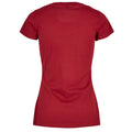 Burgunderrot - Side - Build Your Brand - "Basic" T-Shirt für Damen