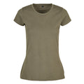 Oliv - Front - Build Your Brand - "Basic" T-Shirt für Damen