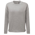 Grau - Front - TriDri - Sweatshirt Seitlicher Reißverschluss für Damen