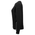 Schwarz - Side - TriDri - Sweatshirt Mit Reißverschluss für Damen