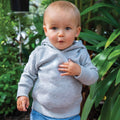 Grau meliert meliert - Back - Babybugz - "Essential" Kapuzenpullover für Baby