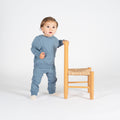 Stein Blau - Back - Larkwood - Sweatshirt für Baby