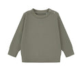 Khaki - Front - Larkwood - Sweatshirt für Baby