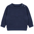 Marineblau - Front - Larkwood - Sweatshirt für Baby