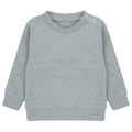 Grau meliert - Front - Larkwood - Sweatshirt für Baby