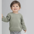 Oliv - Back - Babybugz - "Essential" Sweatshirt für Baby