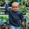 Schwarz - Back - Babybugz - "Essential" Sweatshirt für Baby