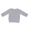Grau meliert meliert - Front - Babybugz - "Essential" Sweatshirt für Baby