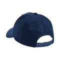 Marineblau - Back - Beechfield - Baseball-Mütze 5 Segmente für Kinder