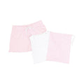 Weiß-Pink - Front - Towel City - Schlafanzug mit Shorts für Damen