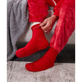 Rot - Back - Ribbon - "Eskimo Style" Socken für Herren-Damen Unisex