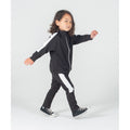 Schwarz-Weiß - Back - Larkwood - Trainingsjacke für Baby