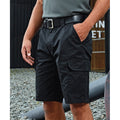 Schwarz - Side - Premier - Cargo-Shorts für Herren - Arbeit